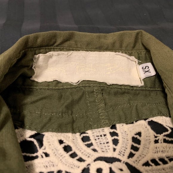 Jen’s Pirate Booty, Army Top with Crochet Lace back detail - Picture 7 of 16